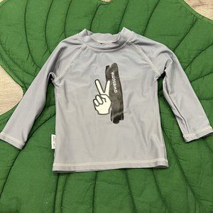 Tiny Tribe Australia 12M Gray Rash Guard